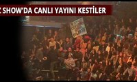 Beyaz Show'da Öğrenci Kolektifleri üyelerine VTR arasında müdahale