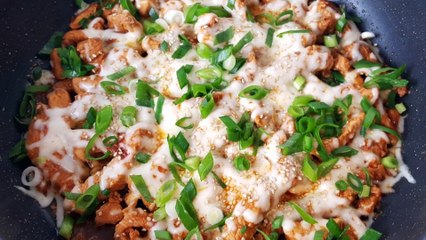 Spicy fire chicken with cheese by COOKING WITH PASSION