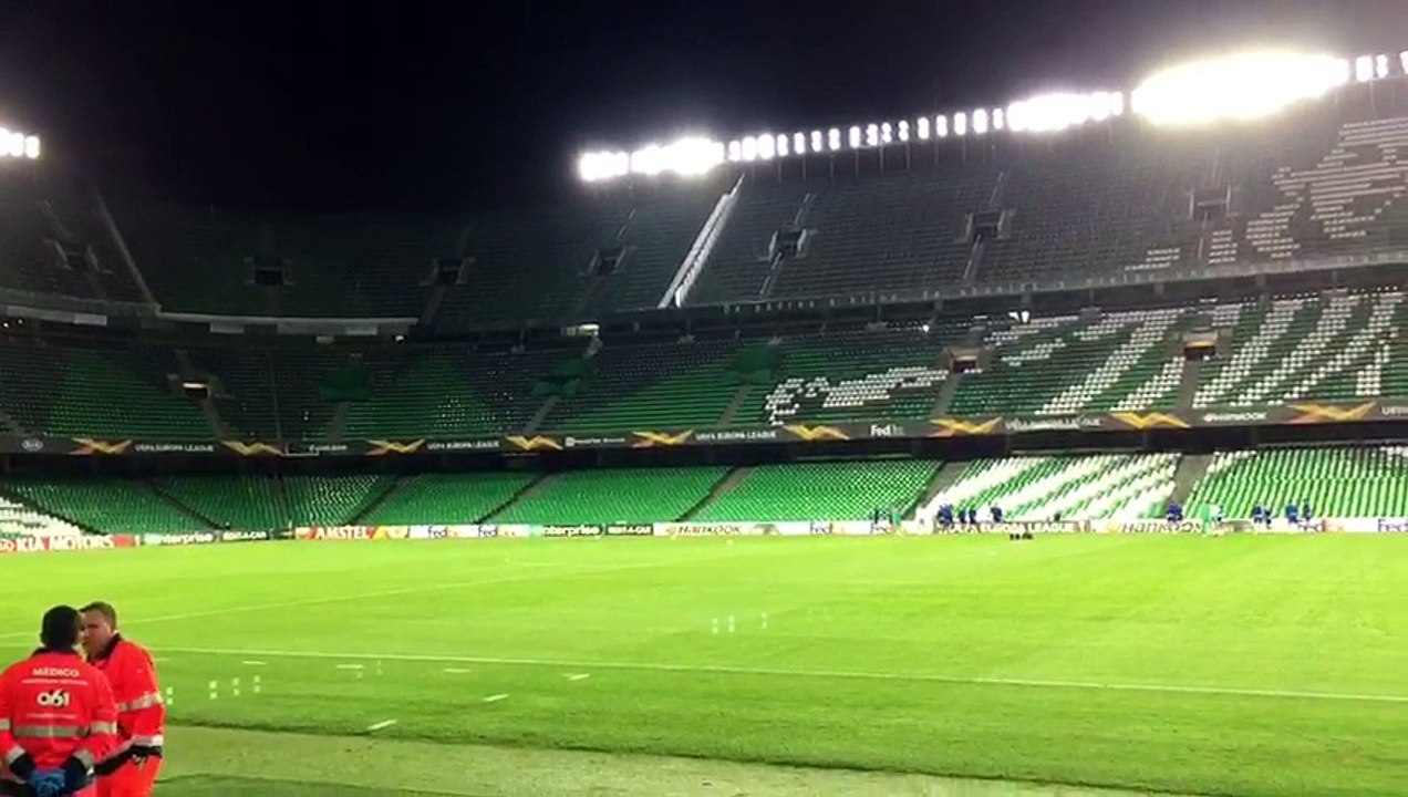Betis-Milan: Entrenamiento del Betis en el Beni...