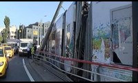 İstanbul’da tramvay kazası: Seferler durdu