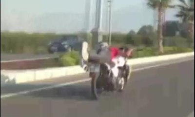 Trafikte tehlikeli şov