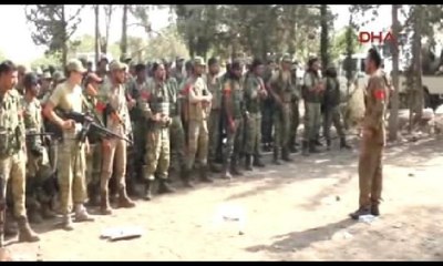 ÖSO militanlarının Cerablus'a girme görüntüleri ortaya çıktı