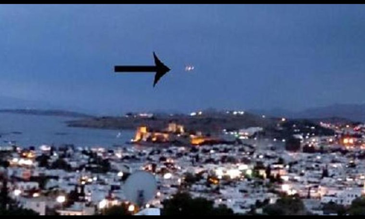 Bodrum'da UFO heyecanı