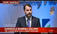 Bakan Albayrak'tan Şemdinli'deki bombalı saldırıya ilişkin açıklama