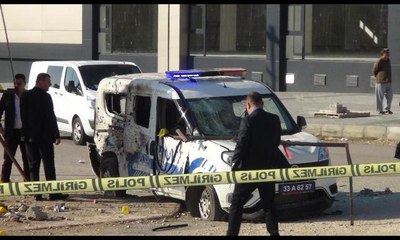Mersin'deki bombalı saldırıdan ilk görüntüler