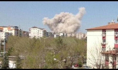 Diyarbakır'daki büyük patlamadan ilk görüntüler