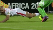 الشوط الثاني مباراة تونس و الجزائر 1-0 كاس افريقيا 2013