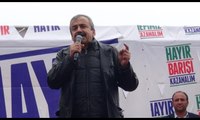 HDP'li Sırrı Süreyya Önder Ankara'da vatandaşlardan 'HAYIR' oyu istedi