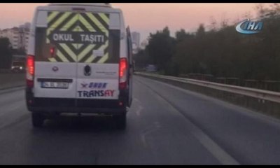 Bir okul servisi skandalı daha: Yürekleri ağza getirdi