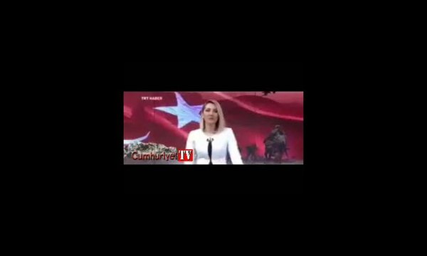TRT'de 'TSK sivilleri vuruyor' anonsu