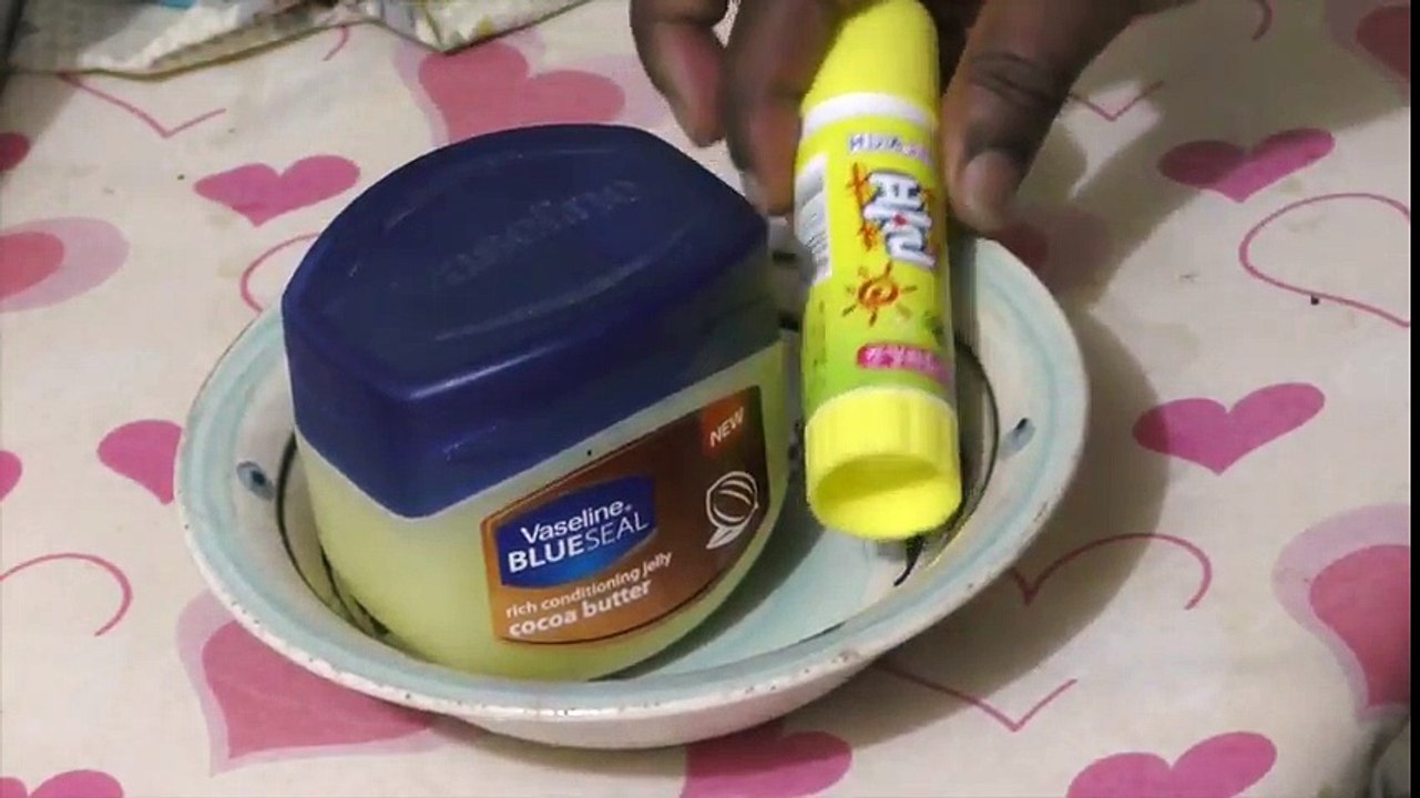 .How to make slime with vaseline and glue stick !! slime with vaseline and glue Stick only