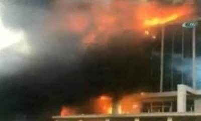 Huzurevinde büyük yangın