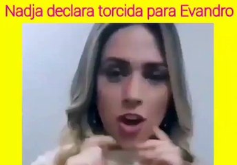 A Fazenda 10- Nadja Pessoa declara torcida a Evandro Santo