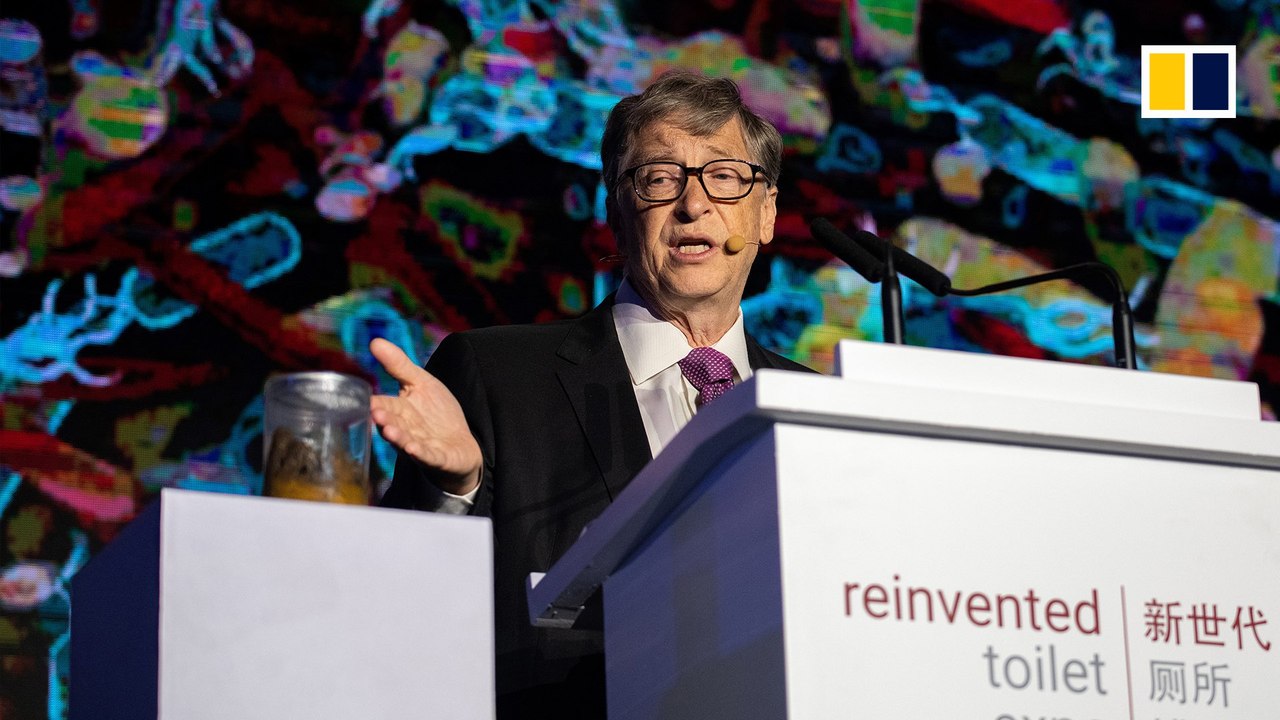 Bill Gates shows us the toilet of the future