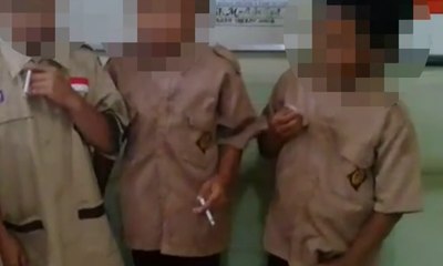 Siswa SD di Sukabumi Dihukum Merokok