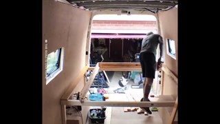 Turning A Van Into A Home Using Recycled Pallet Wood