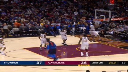 Oklahoma City Thunder at Cleveland Cavaliers Raw Recap