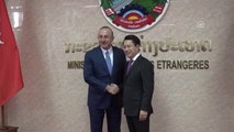 Dışişleri Bakanı Çavuşoğlu, Laos Dışişleri Bakanı Kommasith ile Görüştü