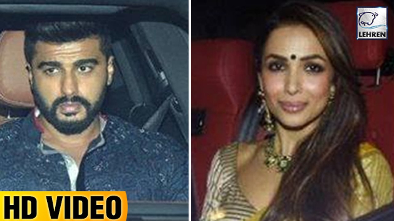 Arjun Kapoor & Malaika Arora Party At Karan's Johar Diwali Bash
