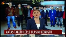 Aktaş taksicilerle ulaşımı konuştu