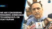 We are considering renaming Ahmedabad to Karnavati: CM Vijay Rupani