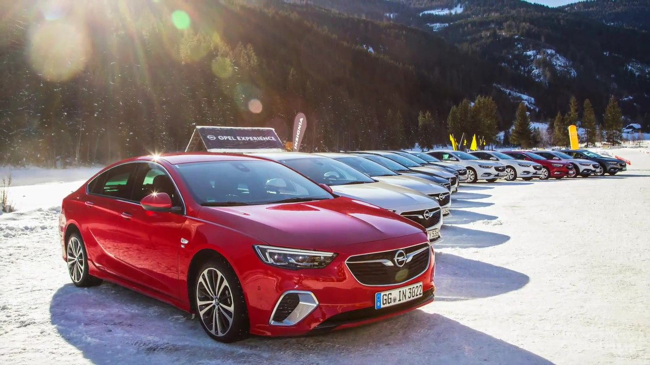 Ab auf die Piste - Mit dem Opel Winter-Training in den Alpen