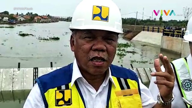 Sudah Berjalan, Menteri Basuki Tinjau Bendung Kali Perawan