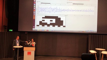 Ambient Backscatter Demo at IWPC Antenna Evolution Workshop, 2018, Sept 29.