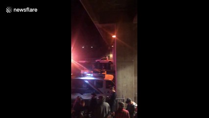 Heavy police presence outside Borderline bar