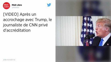 Après un clash avec Trump, la Maison Blanche retire son badge à un journaliste de CNN.