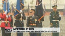 New commander of U.S. Forces Korea emphasizes importance of unity