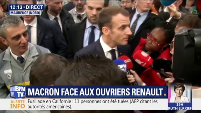 Ce qui était une erreur, c'est d'en faire une polémique comme vous l'avez fait... Face à un journaliste, Macron répond à nouveau sur Pétain