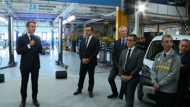 Discours du Président de la République Emmanuel Macron à l’usine Renault de Maubeuge