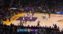 Kuzma beats half-time buzzer with long three