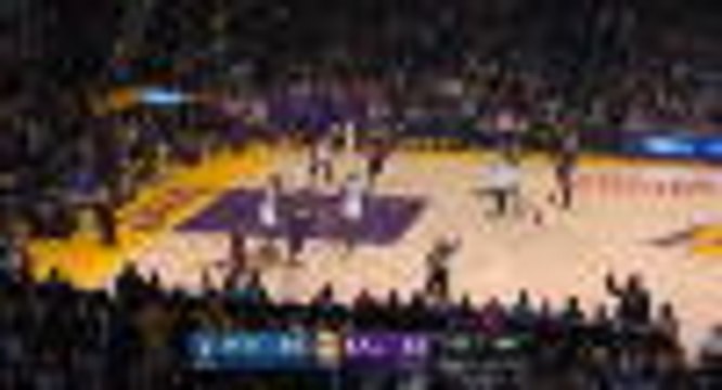 Kuzma beats half-time buzzer with long three