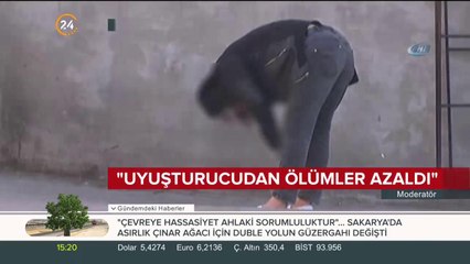 "Uyuşturucudan ölümler azaldı"