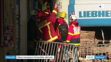 Marseille : deux nouveaux immeubles ont été démolis