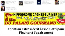 La lettre sans concession de Christian Estrosi à Eric Ciotti