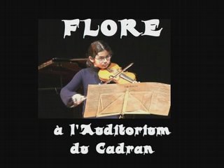 Jean Sébastien Bach interprété au violon par Flore