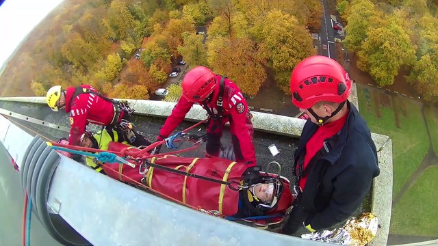 Briey : un excercice d'évacuation à la cité radieuse pour les pompiers du Grimp