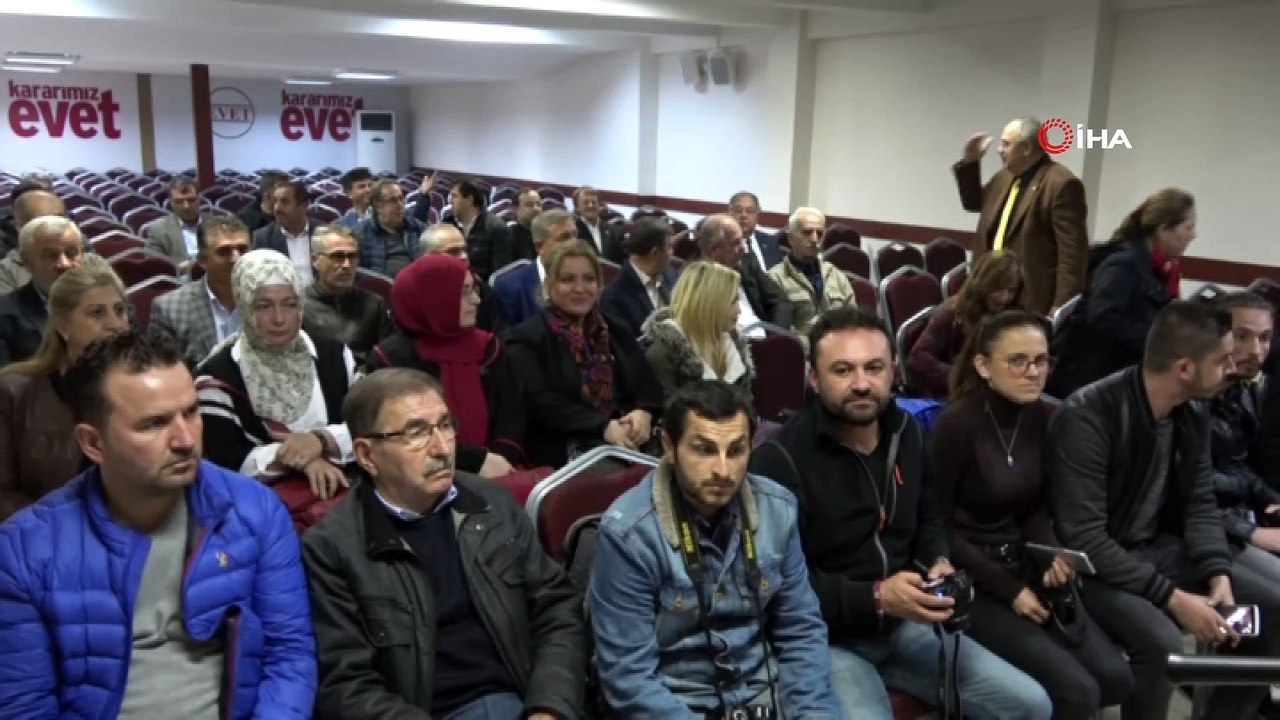 Ak Partili eski il başkanı, belediye başkan aday adaylığını açıklarken gözyaşlarını tutamadı