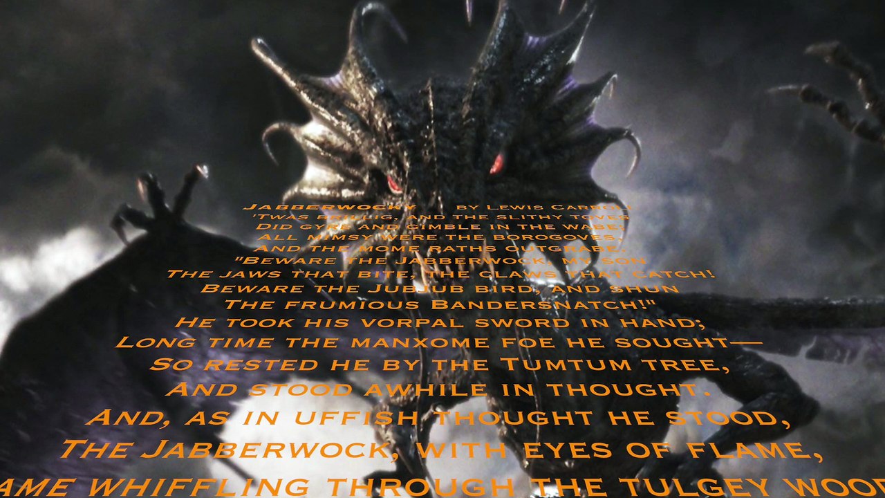 MSM_Poetry_Workout: Jabberwocky by Lewis Carroll