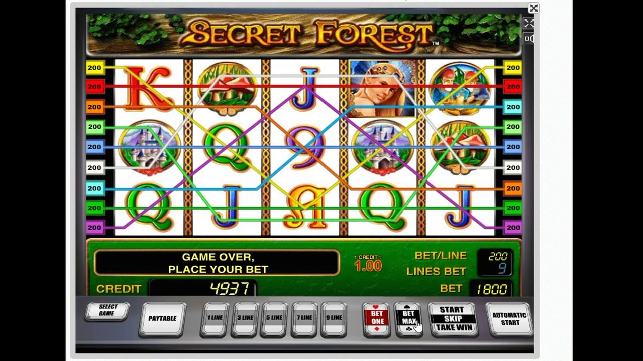 Secret forest slot