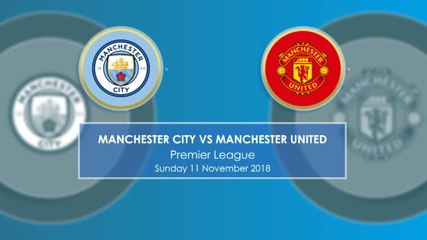 Video herunterladen: FOOTBALL: Premier League: City vs United - Manchester Head to head