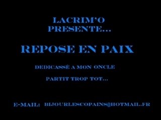 Lacrim'o repose en paix