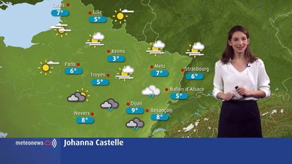 La météo en Lorraine et en Franche-Comté du vendredi 9 novembre