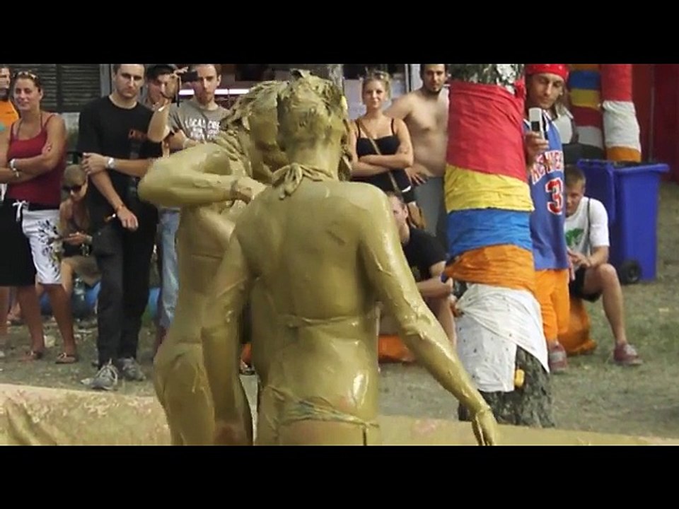 mud wrestling