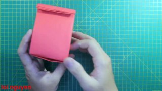 đồ chơi búp bê bằng giấy CÁI TÚI 折り紙 Loi Nguyen Origami tập 19
