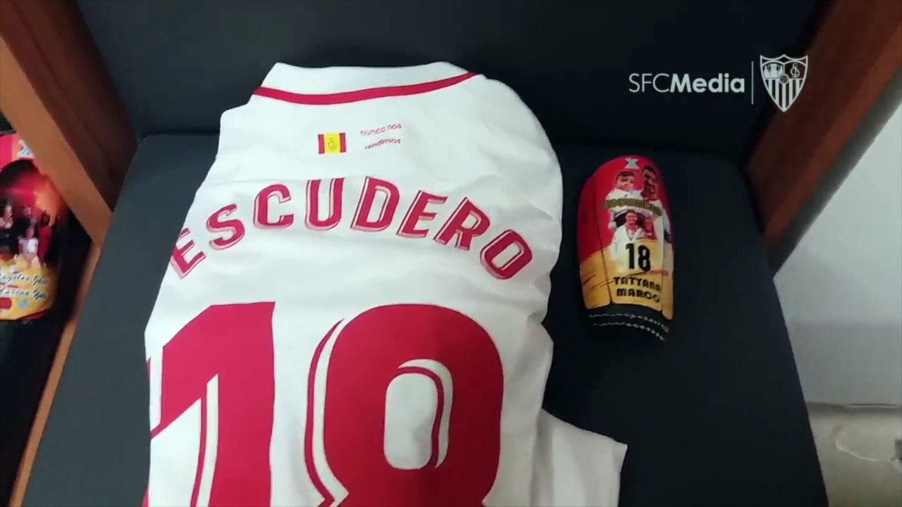 Akhisar-Sevilla: Todo Listo en el Vestuario del Sevilla FC