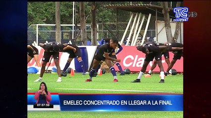Emelec concentrado en llegar a la final